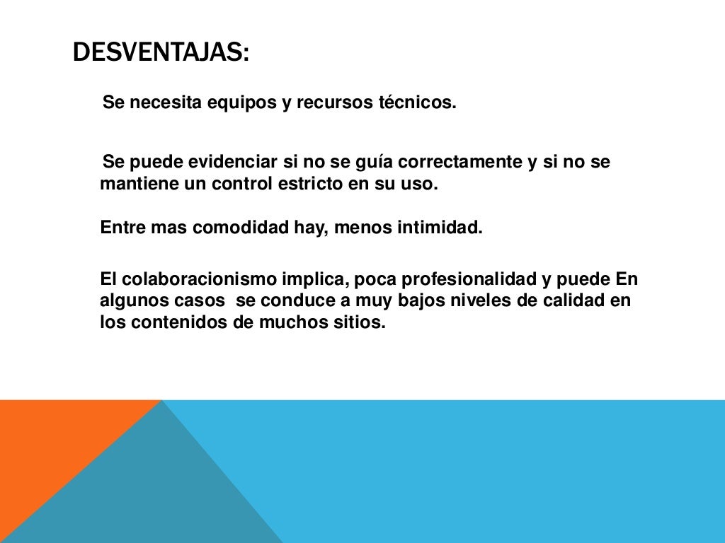Ventajas y Desventajas de las Herramientas Web 2.0