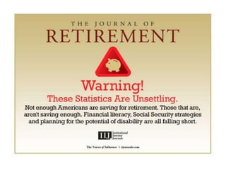 Warning: These Retirement Statistics are Unsettling