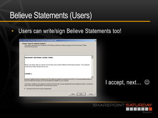 Believe Statements (Users)
•
 