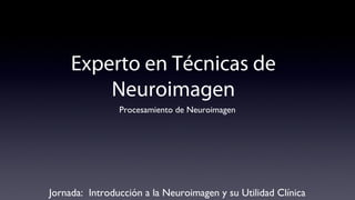 Experto en Técnicas de
Neuroimagen
Procesamiento de Neuroimagen

Jornada: Introducción a la Neuroimagen y su Utilidad Clínica

 