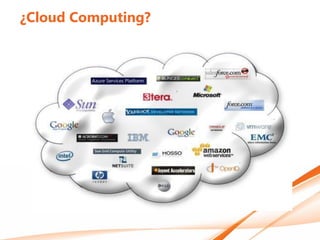 ¿Cloud Computing?
 