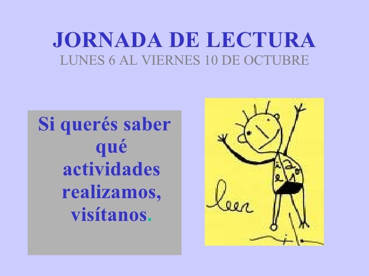 Jornada De Lectura