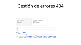Ges6ón	
  de	
  errores	
  404	
  
 