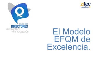 El Modelo EFQM de Excelencia.  
