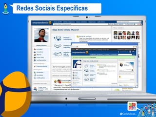 Redes Sociais Específicas
 