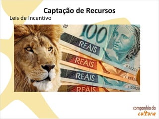 Captação de Recursos
Leis de Incentivo
 