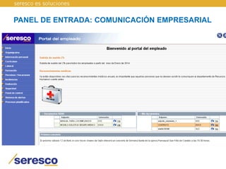 PANEL DE ENTRADA: COMUNICACIÓN EMPRESARIAL
 