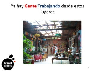 Ya hay  Gente  Trabajando  desde estos lugares 