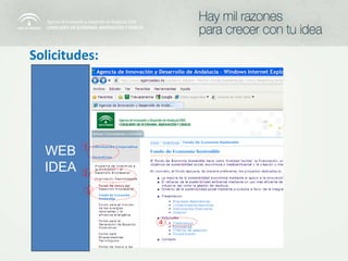 Solicitudes:  WEB IDEA 1 2 3 4 
