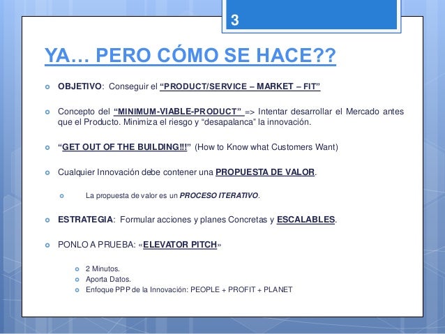 gestion de proyectos de innovacion jornada iii de 3