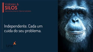 Independente. Cada um
cuida do seu problema.
Valores &
SILOSReconhecimento Cliente Satisfeito
 