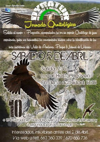 53  Jornada Ornitológica2  Parque Natural  Urbasa 5 Abril de 2014 