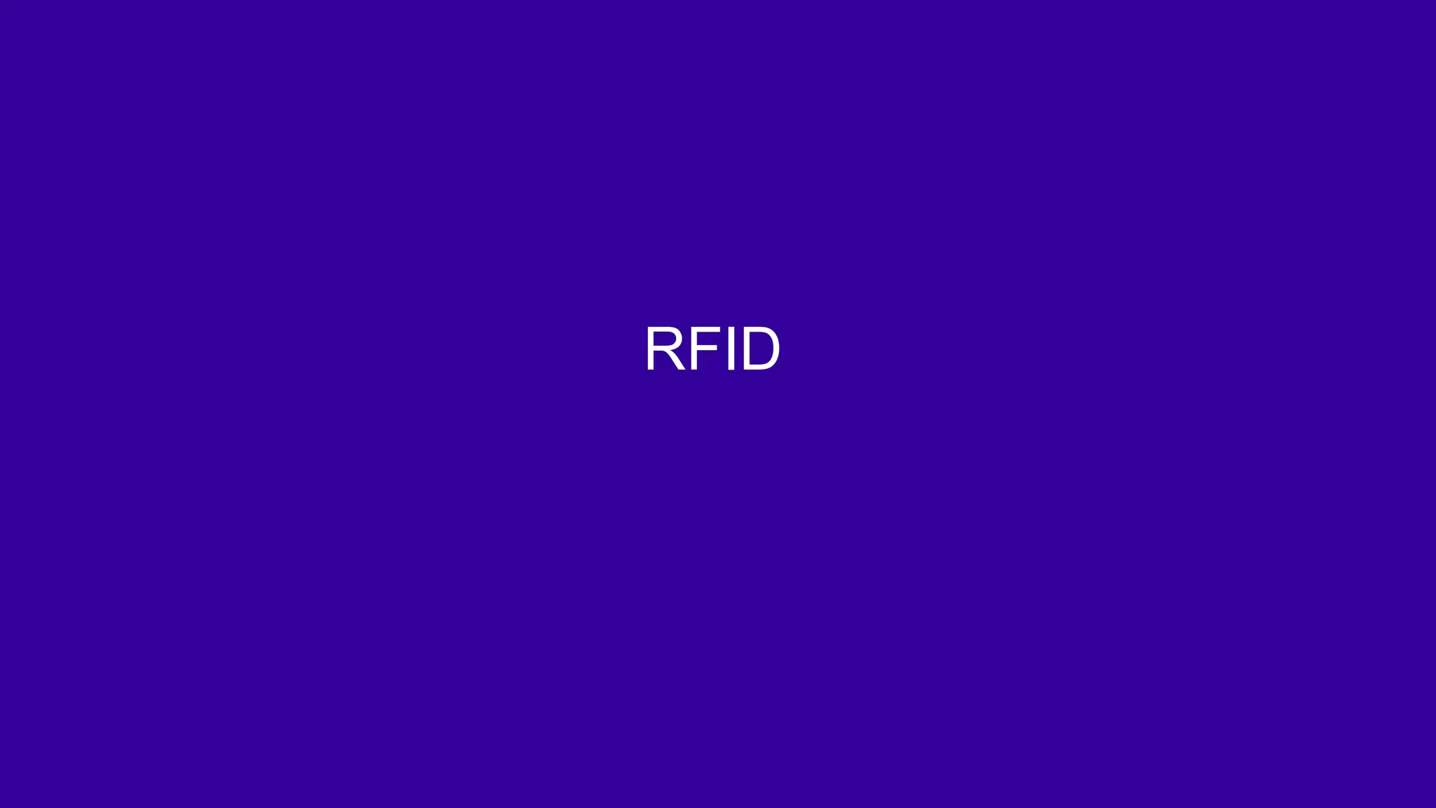 RFID
 