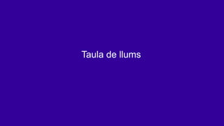 Taula de llums
 