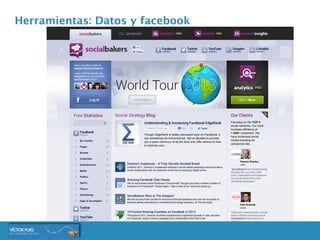 Herramientas: Datos y facebook
 