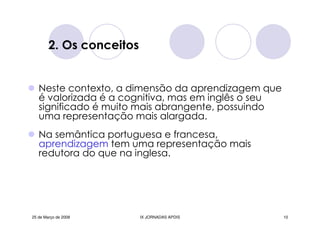 Jornadas Apdis 2008 Isabel Andrade