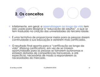 Jornadas Apdis 2008 Isabel Andrade