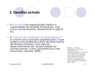 Jornadas Apdis 2008 Isabel Andrade