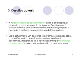 Jornadas Apdis 2008 Isabel Andrade