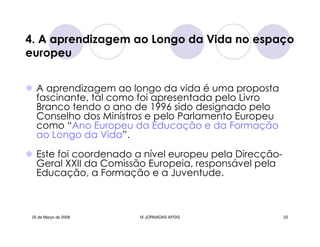 Jornadas Apdis 2008 Isabel Andrade