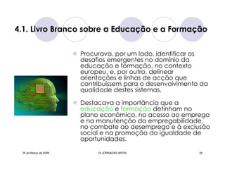 Jornadas Apdis 2008 Isabel Andrade