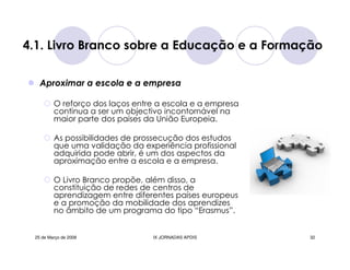 Jornadas Apdis 2008 Isabel Andrade