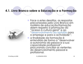 Jornadas Apdis 2008 Isabel Andrade