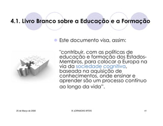 Jornadas Apdis 2008 Isabel Andrade