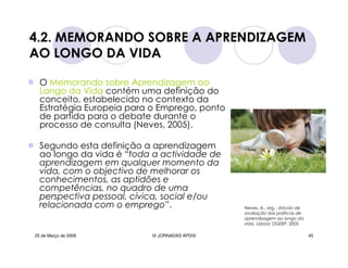 Jornadas Apdis 2008 Isabel Andrade