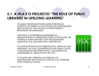 Jornadas Apdis 2008 Isabel Andrade