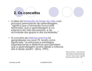 Jornadas Apdis 2008 Isabel Andrade