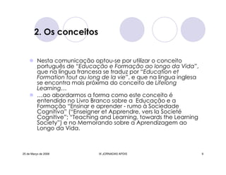 Jornadas Apdis 2008 Isabel Andrade