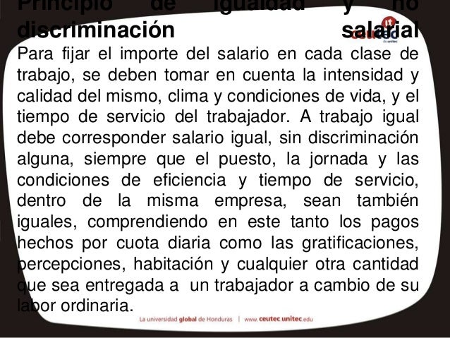 Jornadas de Trabajo y Salario, Derecho Laboral Honduras