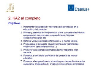 2. KA2 al completo 
Objetivos 
 