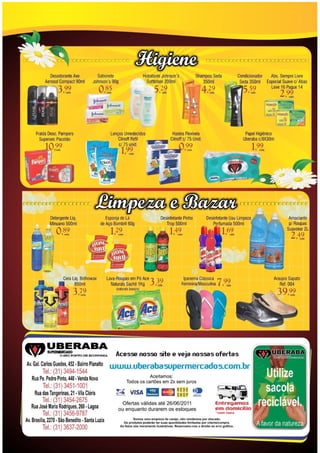 Encarte Uberaba Supermercados Julho 2011