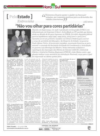 02   SEGUNDA-FEIRA, 05 de MARÇO de 2012   www.horadosul.com.br
 
