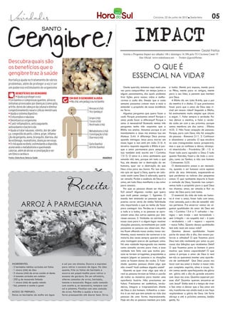 Criciúma, 22 de junho de 2012 l Sexta-feira          05


                                                                                                     IMPACT
                                                                                                                                                                  Geziel Freitas
                                                                                          Assista o Programa Impact aos sábados 14h e domingos 16:30h pela TV Criciúma Canal 19
                                                                                                         Site Oﬁcial: www.redealianca.net - Twitter:@gezielfreitas



                                                                                                       O QUE É
                                                                                                  ESSENCIAL NA VIDA?
                                                                                           Gente querida, estamos aqui mais uma      e todos. Mente pra esposa, mente para
                                                                                        vez para compartilhar um tempo juntos e      os filhos, mente para os amigos, mente
                                                                                        alguns pensamentos, dos quais podemos        para o seu líder, e pensam que mentem
                                                                                        tirar lições para nossas vidas e melho-      pra Deus.
                                                                                        rarmos a cada dia. Desejo que a cada            a Bíblia diz em João 8:44b, que o pai
                                                                                        semana possamos crescer mais e mais e        da mentira é o diabo. O que precisamos
                                                                                        entender o propósito de nossa existência     fazer para que o amor de Deus seja vi-
                                                                                        na Terra.                                    sível em nossas vidas? Segundo a Bíblia,
                                                                                           algumas perguntas que quero fazer a       há ensinamento muito simples que citarei
                                                                                        você: Porque precisamos amar? Porque o       a seguir. 1. Falar sempre a verdade: por
                                                                                        amor pode fazer a diferença? Porque o        isso deixai a mentira, e falai a verda-
                                                                                        amor é necessário? Baseado nestas três       de cada um com o seu próximo; porque
                                                                                        perguntas tenho três respostas que a         somos membros uns dos outros - efésios
                                                                                        Bíblia nos ensina. amamos porque é um        4:25. 2. não fazer acepção de pessoas:
                                                                                        mandamento e Jesus nos ensinou isso em       porque, para com Deus, não há acepção
                                                                                        Mateus: 5:44. A diferença Deus provou        de pessoas - romanos 2:11. 3. Confessar
                                                                                        quando entregou Jesus para morrer em         e abandonar o pecado: O que encobre
                                                                                        nosso lugar e isso está em João 3:16. A      as suas transgressões nunca prosperará,
                                                                                        terceira resposta segundo a Bíblia é por-    mas o que as confessa e deixa, alcança-
                                                                                        que o amor permanece para sempre e           rá misericórdia - Provérbios 28 : 13. 4.
                                                                                        isso também está escrito em i Coríntios      Fazer tudo para agradar a Deus: e tudo
                                                                                        13:13. O amor é o único sentimento que       quanto fizerdes, fazei-o de todo o cora-
                                                                                        satanás não tem, porque em tudo o que        ção, como ao Senhor, e não aos homens
                                                                                        faz, ele deseja ver a destruição do ser      - Colossenses 3:23.
                                                                                        humano, quer ver a destruição do que            O desnecessário passa a ser necessá-
                                                                                        Deus criou para seu louvor. por isso sata-   rio, quando o ser humano corre apenas
                                                                                        nás quis ser igual a Deus, queria ser ado-   atrás de seus interesses, esquecendo-se
                                                                                        rado assim como Deus é adorado, queria       que perdemos os valores das pequenas
                                                                                        ser amado. porém a essência de Deus é o      coisas. O que realmente importa é fazer
                                                                                        amor, em tudo Deus manifesta o seu amor      a vontade de Deus, fazendo isso cumpri-
                                                                                        para conosco.                                remos todo o propósito para o qual Deus
                                                                                           Por que as pessoas dizem ser tão di-      nos chamou: amar, ser amado e ﬂuir no
                                                                                        fícil amar? algumas razões que quero         amor de Deus para com todos.
                                                                                        que você pense comigo: 1. egoísmo: O            O essencial da vida de todo ser huma-
                                                                                        mundo tem ensinado as pessoas que eu         no é viver o amor, fazer tudo com amor,

        ARROZ À PARMEGIANA
                                                                                        preciso correr atrás da minha felicidade     viver amando, pois o dia de amanhã não
                                                                                        não importando o que eu tenha de fazer       nos pertence. pra encerrar vamos ver al-
                                                                                        para conseguir isso. perdeu-se o respeito    gumas qualidades do amor de Deus em
                                                                                        a tudo e a todos, e as pessoas se apro-      nós. i Coríntios 13:4 a 7: sofredor – be-
                                                                                        ximam umas das outras apenas por inte-       nigno – sem inveja – sem leviandade –
                                                                                        resses escusos. 2. vaidade: ao sairmos de    sem irritação – ao suspeita mal – é justo
                                                                                        nossa casa para ir a algum lugar resolver    – verdadeiro – crê – espera – suporta
                                                                                        situações pessoais, normalmente por onde     – nunca falha. Quanto dessas qualidades
                                                                                        passamos as pessoas nos observam. Mui-       tem sido reais em nossa vida?
                                                                                        tas ficam olhando nosso andar, nossa ves-       Quantas dessas qualidades fazem
                                                                                        timenta, nossa maneira de conversar e na     parte do nosso dia a dia, das nossas pa-
                                                                                        maioria das vezes sempre querem contar       lavras e atitudes? O que fazemos para
                                                                                        uma vantagem acerca de qualquer coisa.       Deus tem sido realmente por amor ou por
                                                                                        Há uma vaidade impregnada nas mentes         causa das bênçãos que recebemos Dele?
                                                                                        como conceito correto para viver, e essa     O que fazemos para os homens é para
                                                                                        vaidade tem feito com que muitas pes-        mostrar que temos capacidade? O que
                                                                                        soas se tornem arrogantes, prepotentes e     somos é porque o amor de Deus é real
                                                                                        sempre julgam as pessoas e as situações      em nós ou queremos manter uma aparên-
                                                                                        como se fossem donas da razão. 3. Falsi-     cia de santidade? Que Deus possa nos
INGReDIeNTeS:                                e sal por uns minutos. escorra e esprema   dade: quantas pessoas dizem algo que         tocar com seu amor e mudar a nossa vida
· 2 berinjelas médias cortadas em fatias     para retirar o excesso de água. no óleo    não vivem? você conhece alguém assim?        por completo: espírito, alma e corpo. as-
· 1 xícara (chá) de óleo                     quente, frite as fatias de berinjela e        Quando se quer viver algo que não é       sim vamos sendo aperfeiçoados de glória
· 3 xícaras (chá) de arroz cozido al dente   escorra em papel-toalha para retirar o     real as pessoas tornam-se falsas e usarão    em glória até o dia do grande encontro
· 4 tomates cortados em rodelas              excesso de gordura. em um refratário,      de todas as maneiras para manter uma         com Jesus nos ares. Quantos esperam por
· 250 g de mussarela fatiada                 alterne camadas de arroz, berinjela,       aparência ilusória. não precisamos ser       esse dia? Quantos querem encontrar-se
· 1 xícara (chá) de queijo ralado            tomate e mussarela. Regue cada camada      falsos. precisamos ser autênticos, verda-    com Jesus? então este é o tempo de viver
· Sal, pimenta e azeite a gosto              com azeite e, se necessário, tempere com
                                                                                        deiros, íntegros e irrepreensíveis diante    o Seu amor e deixar que o Seu amor em
                                             sal e pimenta. Finalize com uma camada
                                                                                        de Deus e dos homens. 4.Mentira: a men-      nós, transforme-nos ainda mais e nos faça
MODO De pRepARO:                             de arroz. Polvilhe o queijo e leve ao
                                                                                        tira é um mal que tem estado na vida das     resplandecer a glória de Deus. Um forte
Deixe as berinjelas de molho em água         forno preaquecido até dourar bem. Sirva.
                                                                                        pessoas de uma forma impressionante.         abraço e até a próxima semana, beijão
                                                                                        Hoje em dia as pessoas mentem pra tudo       gente, fui.
 