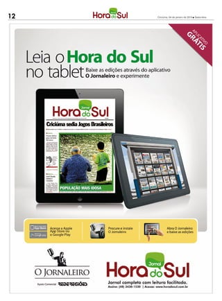 12   Criciúma, 04 de janeiro de 2013 l Sexta-feira
 