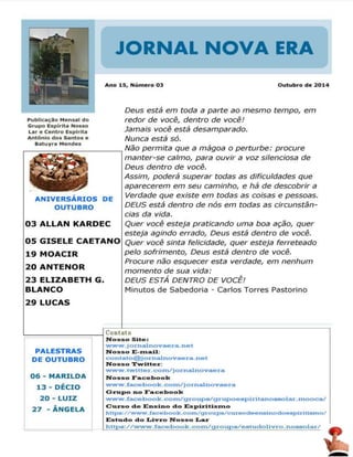 JORNAL NOVA ERA - NOVEMBRO 2014