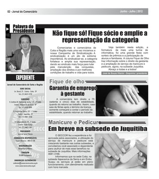Jornal do Comerciário - Julho de 2012
