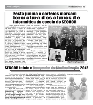 Jornal do Comerciário - Julho de 2012