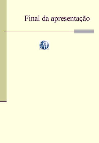 Final da apresentação 