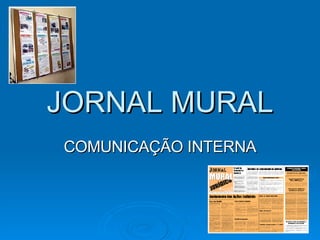 JORNAL MURAL COMUNICAÇÃO INTERNA 