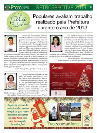 Jornal Prata Segue em Frente - Dezembro 2013