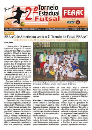 Jornal 2º torneio estadual futsal 082010