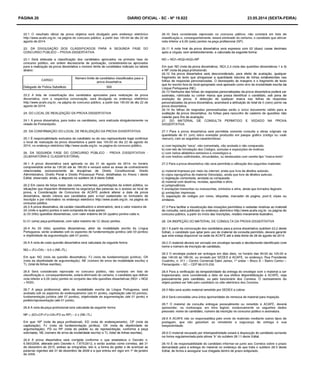 PÁGINA 20 DIÁRIO OFICIAL - SC - Nº 19.822 23.05.2014 (sexta-feira)
 