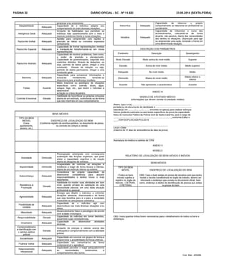 PÁGINA 32 DIÁRIO OFICIAL - SC - Nº 19.822 23.05.2014 (sexta-feira)
Cod. Mat.: 205286
 