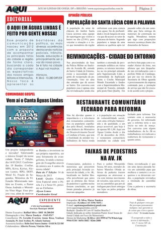 Jornal Águas Lindas - Ed. 266