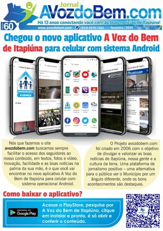 Edição 60 do Jornal avozdobem.com 