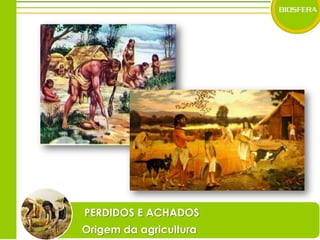 PERDIDOS E ACHADOS       Origem da agricultura